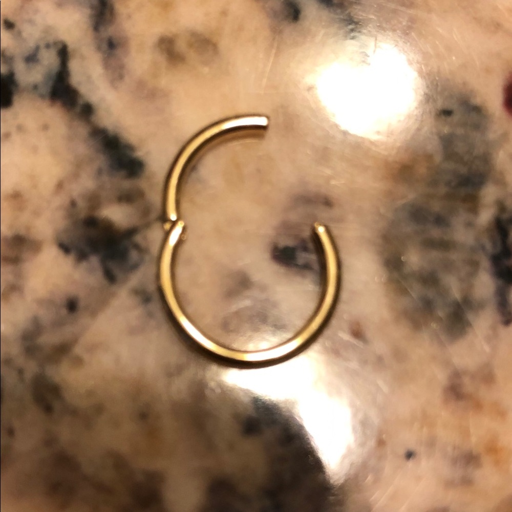 14k gold 16g 3/8 clicker